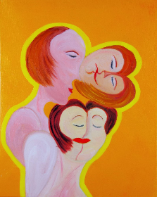 Freundin, 2014, 40x50 cm, Oel auf Leinwand