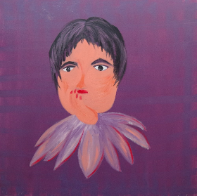 Nach-Denken, 2017, 50x70 cm, Oel auf Leinwand