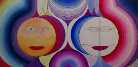 Twins, 2014/2015, 100x50 cm, Oel auf Leinwand