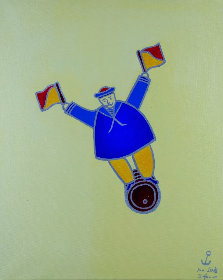 Maritim 5, 2018, 40x50 cm, Oel auf Leinwand