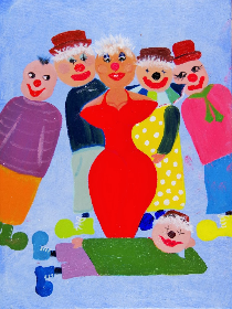 Lieblingsbild von meinem Mann, 2012, 30x40 cm, Acryl auf Leinwand