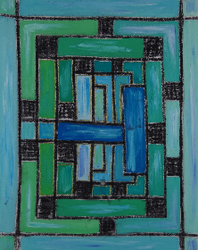2012, 40x50 cm, Acryl auf Karton