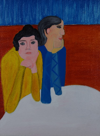 Schweigen, 2012, 30x40 cm, Acryl auf Karton