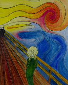 Aufruf, 2013, 40x50 cm, Oel auf Karton